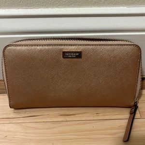 Pink and gold Kate Spade Wallet